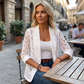 👗Blazer elegante de encaje floral para mujer – Una prenda elegante y ligera, ideal tanto para la oficina como para salir por la noche✨