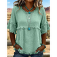 🔥Novedades y ofertas especiales: blusa casual para mujer con flecos y mangas con volantes