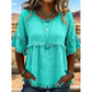 🔥Novedades y ofertas especiales: blusa casual para mujer con flecos y mangas con volantes