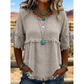 🔥Novedades y ofertas especiales: blusa casual para mujer con flecos y mangas con volantes
