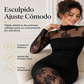 Tendencias del momento⭐👗 Vestido largo de encaje con cuello alto: encaje floral transparente y corte entallado para una elegancia nocturna sin esfuerzo