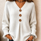 👚✨Jersey de punto de cuello en V para mujer