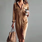 Vestido camisero casual para mujer