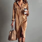 Vestido camisero casual para mujer
