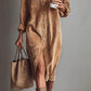 Vestido camisero casual para mujer