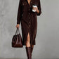 Vestido camisero casual para mujer
