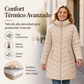 ⏰🔥 ENVÍO GRATIS 🧥❄️ Abrigo de Invierno con Capucha para Mujer – Aislante, Cálido y Resistente al Frío para el Día a Día