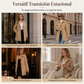 🧥✨ Abrigo Elegante de Mezcla de Lana para Mujer – Corte Entallado, Calidez Premium y Estilo Urbano Sofisticado