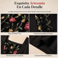 👗🌸 Vestido Largo Bordado Floral para Mujer – Escote Cuadrado, Corte Favorecedor y Elegancia Bohemi