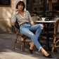 👖✨ Vaqueros Rotos Desgastados Retro para Mujer – Estilo Vintage, Ajuste Cómodo y Look Casual con Mucha Personalidad