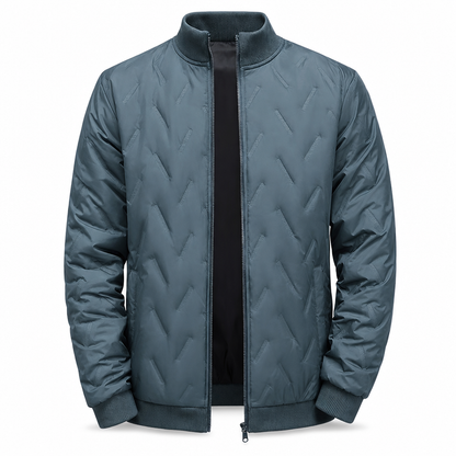 ⏰🔥 ¡50% OFF POR TIEMPO LIMITADO! 🧥❄️ Abrigo Acolchado de Invierno para Hombre – Forro de Vellón Cálido, Diseño Jacquard Elegante y Protección Contra el Frío