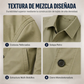 Gabardina impermeable de media longitud para hombre