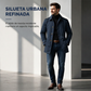 Gabardina impermeable de media longitud para hombre