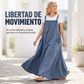 👗 Vestido Maxi Denim Oversize para Mujer – Comodidad Relajada, Estilo Moderno y Ajuste Favorecedor Diario ✨