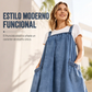 👗 Vestido Maxi Denim Oversize para Mujer – Comodidad Relajada, Estilo Moderno y Ajuste Favorecedor Diario ✨