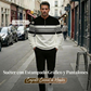 🧵🔥 Conjunto de Sudadera Gráfica y Pantalones para Hombre – Estilo Urbano, Cómodo y Versátil para el Día a Día 👖✨