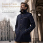 Chaqueta cortavientos casual de algodón puro para hombre, prenda exterior de trabajo para primavera y otoño