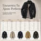 Chaqueta cortavientos casual de algodón puro para hombre, prenda exterior de trabajo para primavera y otoño