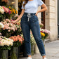 👖🔥 ¡50% OFF POR TIEMPO LIMITADO! Pantalón de Mezclilla para Mujer – Cintura con Cordón, Elástico, Cómodo y con Bolsillos ✨