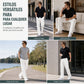 Pantalones deportivos holgados casuales para hombre
