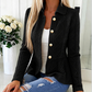 Abrigo formal acampanado con volantes elegante para mujer