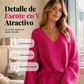 🔥 ¡50% OFF POR TIEMPO LIMITADO! 🧶 Conjunto de Suéter de Punto con Cuello V y Pantalón de Pierna Ancha para Mujer – Elegante, Cómodo y Sofisticado ✨