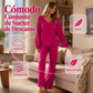 🔥 ¡50% OFF POR TIEMPO LIMITADO! 🧶 Conjunto de Suéter de Punto con Cuello V y Pantalón de Pierna Ancha para Mujer – Elegante, Cómodo y Sofisticado ✨