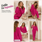 🔥 ¡50% OFF POR TIEMPO LIMITADO! 🧶 Conjunto de Suéter de Punto con Cuello V y Pantalón de Pierna Ancha para Mujer – Elegante, Cómodo y Sofisticado ✨