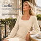Vestido babydoll de cuello cuadrado para mujer con bolsillos