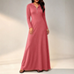 🔥 ¡50% OFF POR TIEMPO LIMITADO! 👗 Vestido Maxi de Punto Acanalado con Capucha para Mujer – Cómodo, Cálido y Elegante ✨
