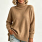 🔥 ¡50% OFF POR TIEMPO LIMITADO! 🧶 Suéter de Punto Holgado con Cuello Alto para Mujer – Cálido, Cómodo y Elegante ✨