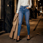 🔥 ¡50% OFF POR TIEMPO LIMITADO! 👖✨ Jeans Casuales Elásticos de Talle Alto para Mujer – Cómodos, Favorecedores y Fáciles de Combinar