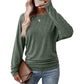 🔥 ¡50% OFF POR TIEMPO LIMITADO! 👚✨ Top Casual de Manga Larga y Corte Holgado con Cuello Redondo para Mujer – Cómodo, Relajado y Versátil