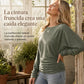 🔥 ¡50% OFF POR TIEMPO LIMITADO! 👚✨ Top Casual de Manga Larga y Corte Holgado con Cuello Redondo para Mujer – Cómodo, Relajado y Versátil