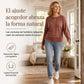 🔥 ¡50% OFF POR TIEMPO LIMITADO! 👚✨ Top Casual de Manga Larga y Corte Holgado con Cuello Redondo para Mujer – Cómodo, Relajado y Versátil