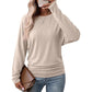🔥 ¡50% OFF POR TIEMPO LIMITADO! 👚✨ Top Casual de Manga Larga y Corte Holgado con Cuello Redondo para Mujer – Cómodo, Relajado y Versátil