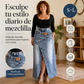 ⌛Oferta por tiempo limitado: falda larga vaquera con cintura escalonada para mujer