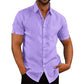 Camisa regular fit de lino verano 2023