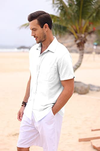 Camisa regular fit de lino verano 2023