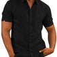 Camisa regular fit de lino verano 2023