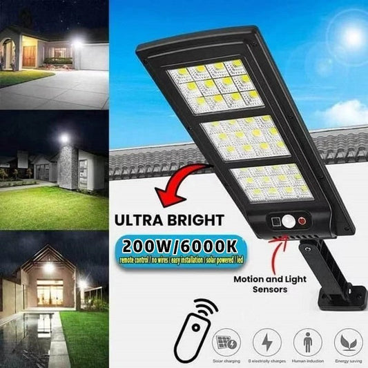 LÁMPARA SOLAR LED 6000K （COMPRAR 2 ENVÍO GRATIS）