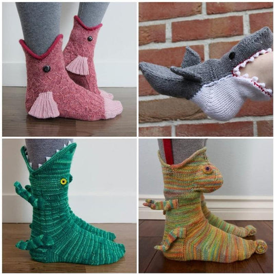 🎅 Venta navideña 50% Descuento 🎅 Socks de animales de punto lindos * 1 par de bon