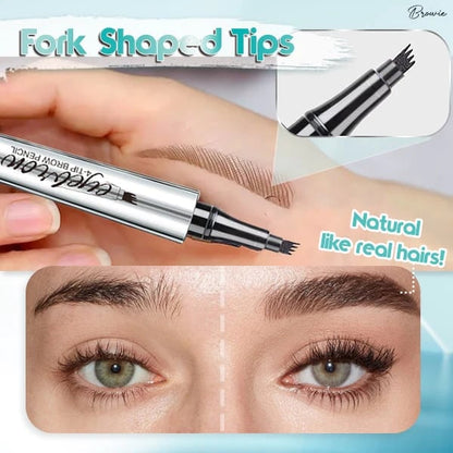 Lápiz de cejas 3D Waterproof Microblading 4 Fork Tip Tattoo Pencil (🔥 compra 1 y llévate 1 gratis)