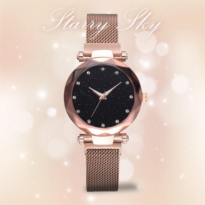 Reloj con cielo estrellado: una idea de regalo perfecta-3